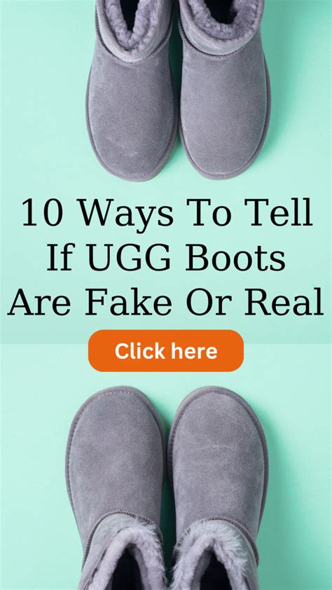 how to determine if uggs are fake